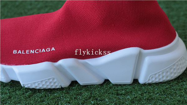 Balenciaga Speed Trainer Sock Race Runners Red